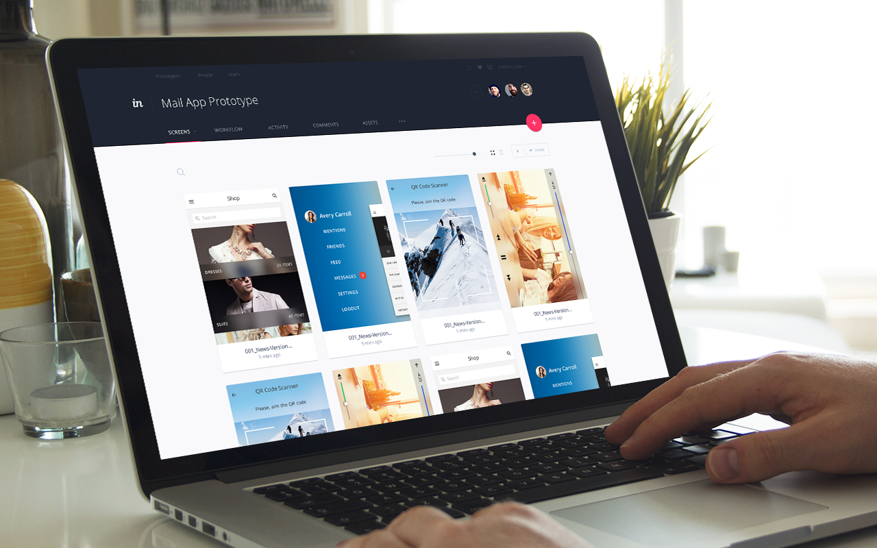 Case study example from InVision